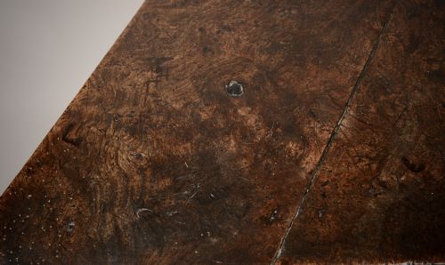 RARE EARLY 18TH C CRICKET TABLE WITH BURR WALNUT TOP - ADDITIONAL PHOTO 3