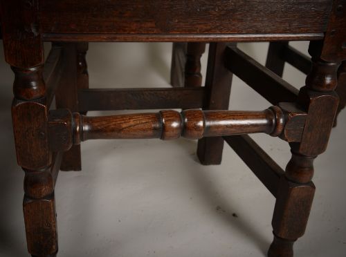 SET OF FOUR LATE C17TH CHAIRS - ADDITIONAL PHOTO 3