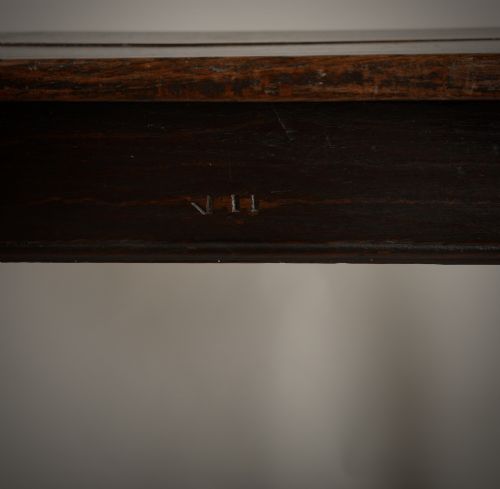 RARE PAIR OF EARLY OAK CENTRE TABLES CONSOLE TABLES - ADDITIONAL PHOTO 2