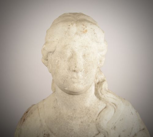 LATE C17TH MARBLE BUST - ADDITIONAL PHOTO 1