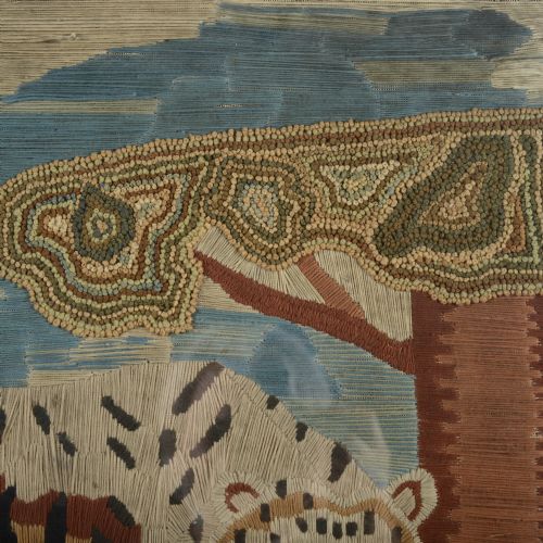 MAGNIFICENT WOODWORK DEPICTING A TIGER - ADDITIONAL PHOTO 2
