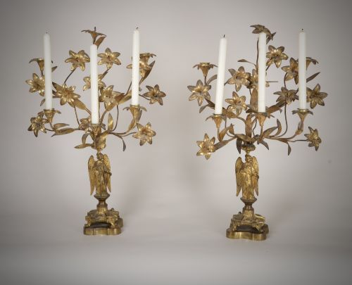 Gothic Revival Candelabra.
