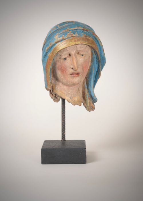 Maria Della Rosa Fragment, 17thc Sculpture