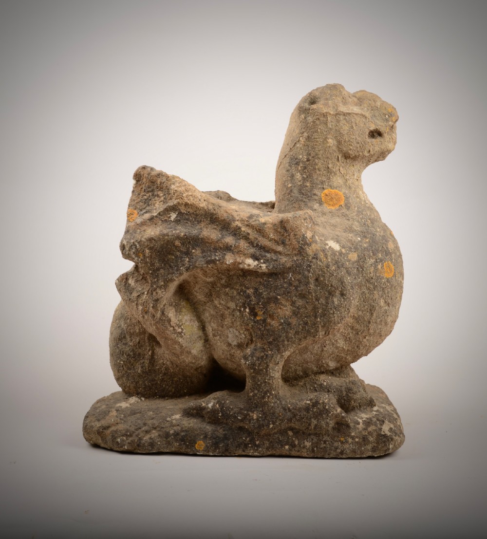 Medieval stone Wyvern View II