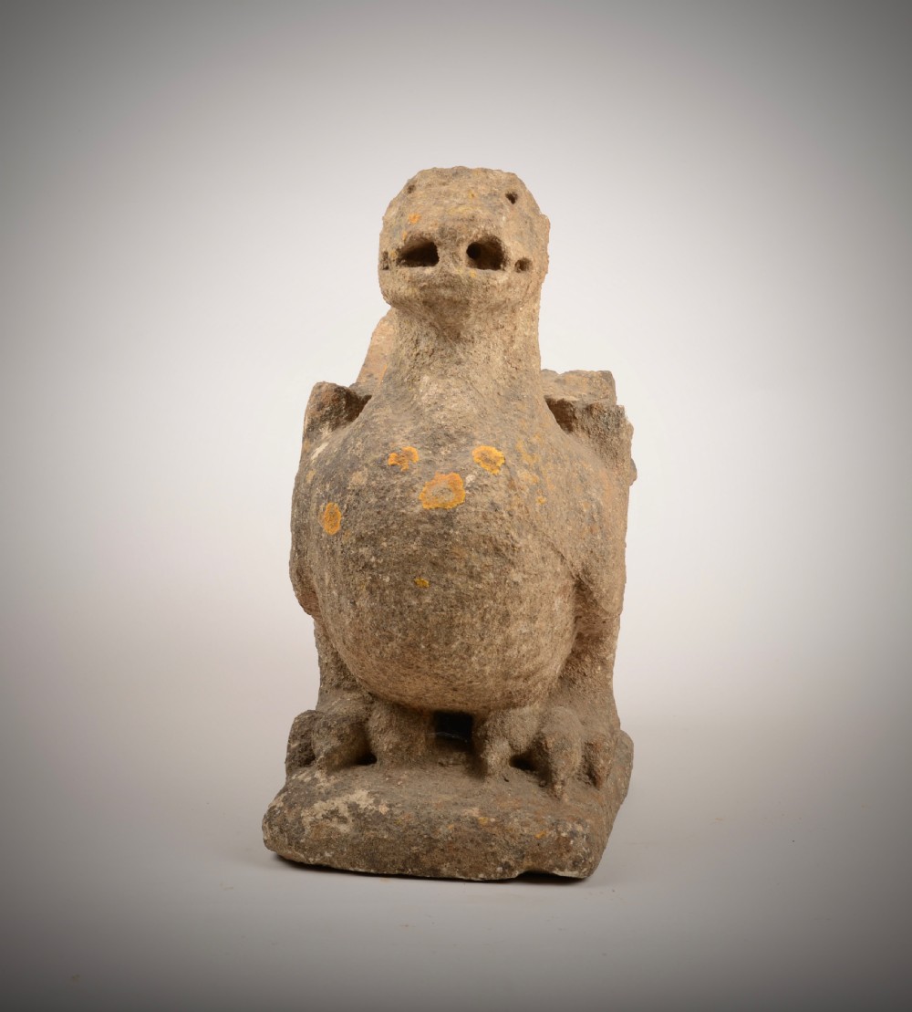 Medieval stone Wyvern View III