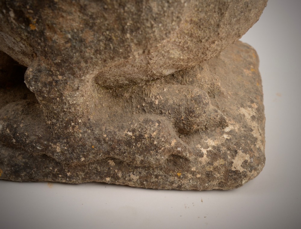 Medieval stone Wyvern View IV