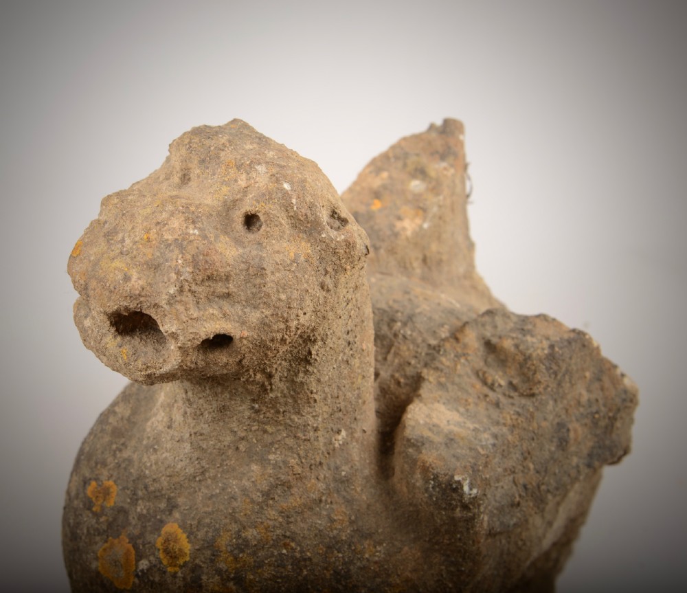 Medieval stone Wyvern View VI