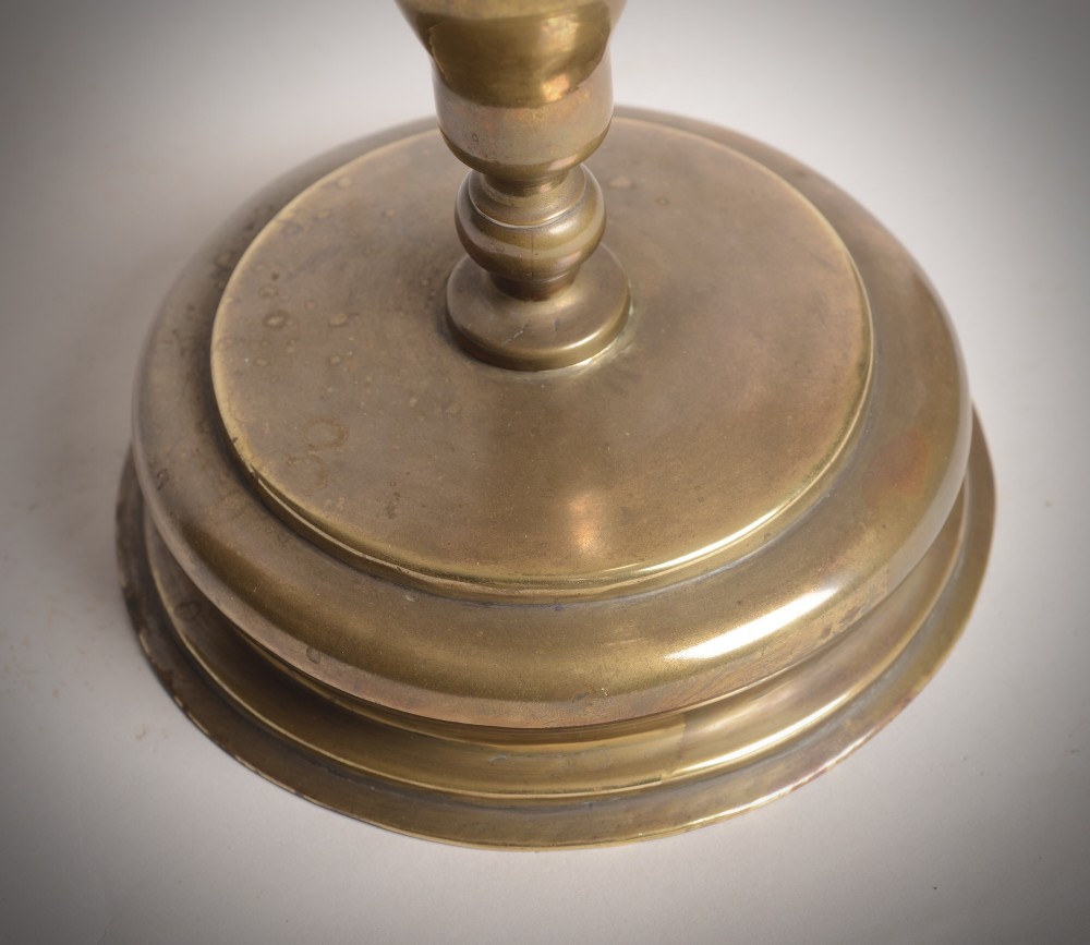 C17th brass chalice. View III