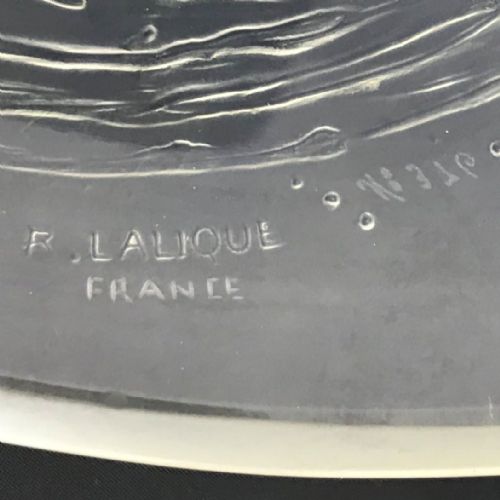 TREPIED SIRENES ART DECO OPALESCENT GLASS SHALLOW BOWL BY RENE LALIQUE - ADDITIONAL PHOTO 2