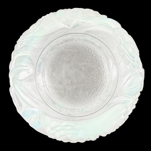 RENONCULES ART DECO OPALESCENT GLASS VASE BY R LALIQUE - ADDITIONAL PHOTO 5