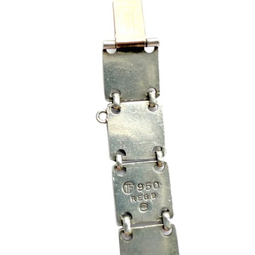 RARE JUGENDSTIL SILVERENAMEL BRACELET BY FAHRNER AND BENNETT - ADDITIONAL PHOTO 2