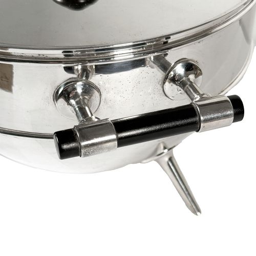 MODERNIST SILVER PLATE AND EBONISED WOOD TUREEN BY CHRISTOPHER DRESSER FOR HUKIN HEATH - ADDITIONAL PHOTO 5