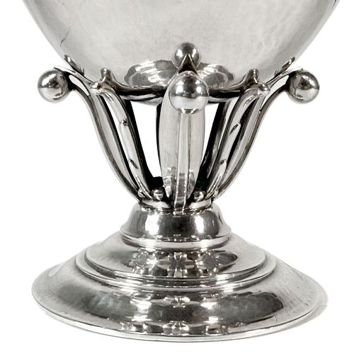 GEORG JENSEN STERLING SILVER BOWL MODEL 17A BY JOHAN ROHDE - ADDITIONAL PHOTO 2