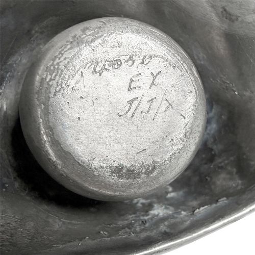 ART NOUVEAU FIGURAL PEWTER INKWELL WITH MAIDEN BY WMF - ADDITIONAL PHOTO 6