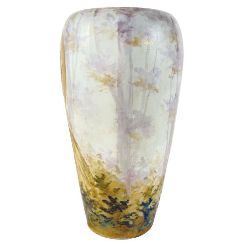 SUMMER QUEEN HAND PAINTED AND GILDED VASE BY NICHOLAS KANNHAUSER FOR REISSNER STELLMACHER AND KESSEL - ADDITIONAL PHOTO 2