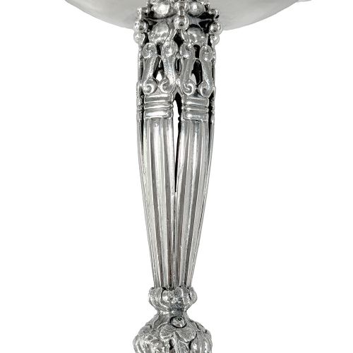 ART DECO SMALL SILVER TAZZA BY CHARLES BOYTON - ADDITIONAL PHOTO 2