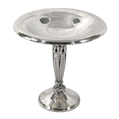 ART DECO SMALL SILVER TAZZA BY CHARLES BOYTON - ADDITIONAL PHOTO 4