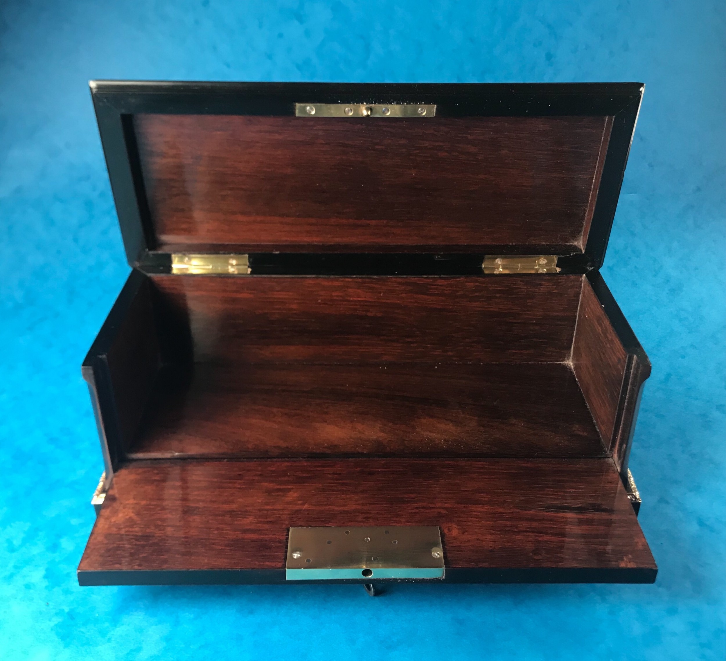 19th Century 1870 French Red Tortoiseshell Glove Box 620649