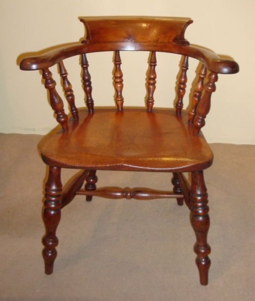 A Rare Yew Wood Smokers Bow Chair