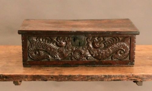 Late 17th Century Oak Bible Box