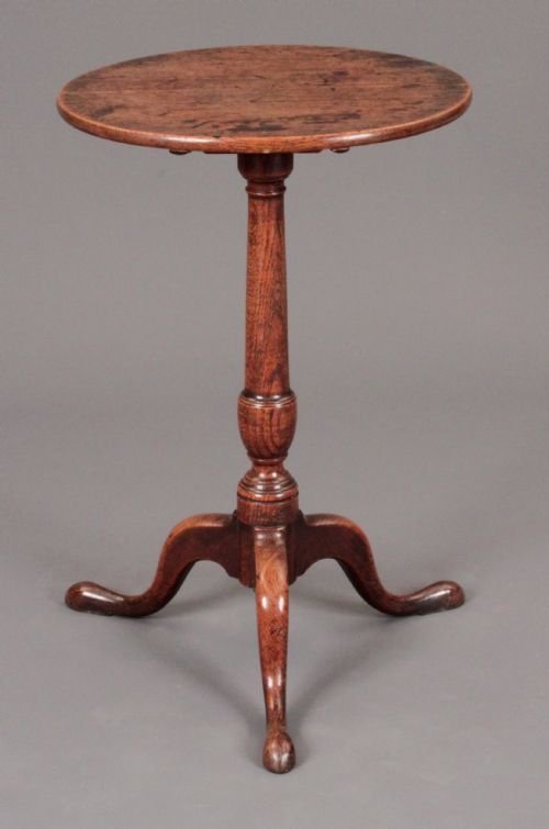 A George III Oak Small Tripod Table