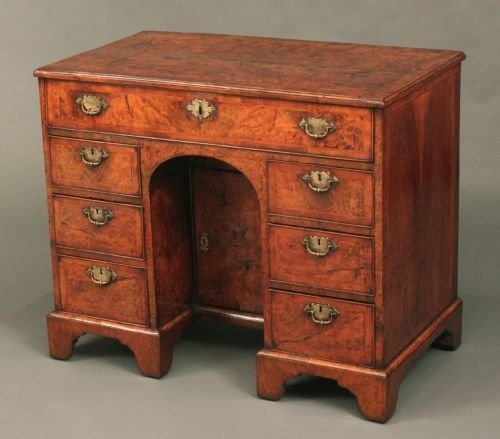 Walnut Kneehole Desk