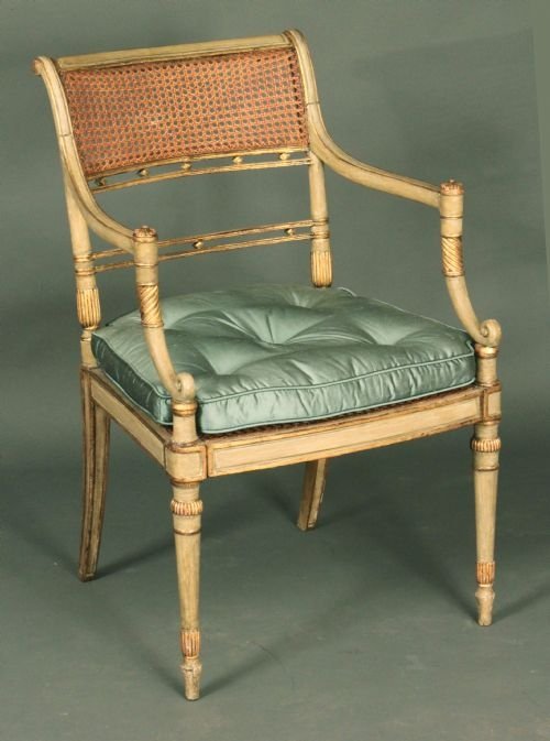 Painted Regency Armchair