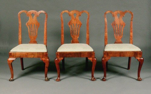 3 Cabriole Leg Chairs