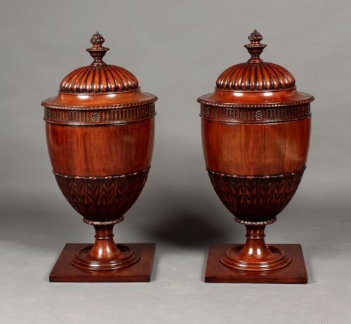 Antique Pair of Knife Urns