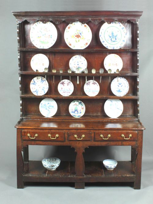 fig 1. Antique potboard Welsh dresser