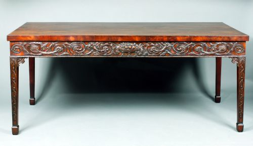 Antique Mahogany Serving or Side Table