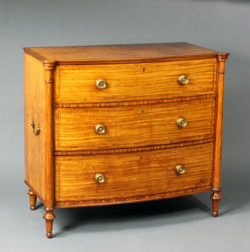 Antique Satinwood Chest of Drawers