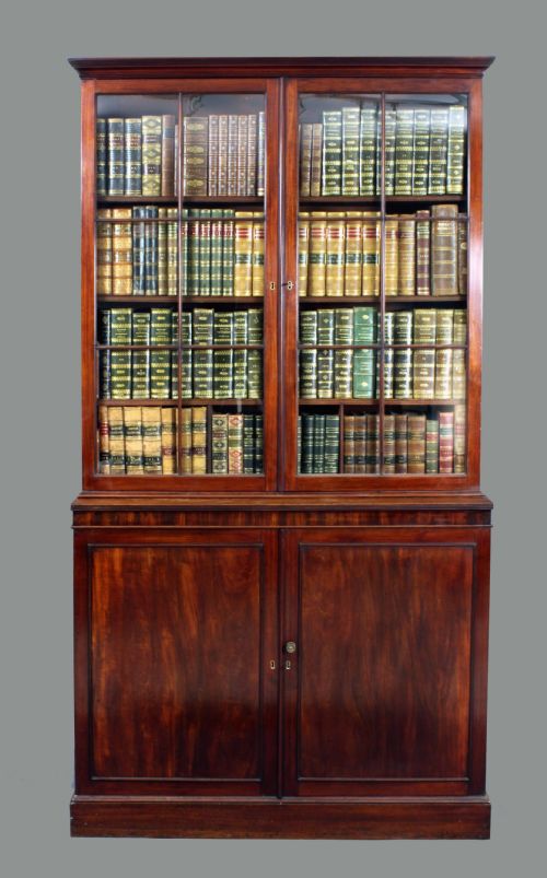 Antique Georgian Mahogany Bookcase