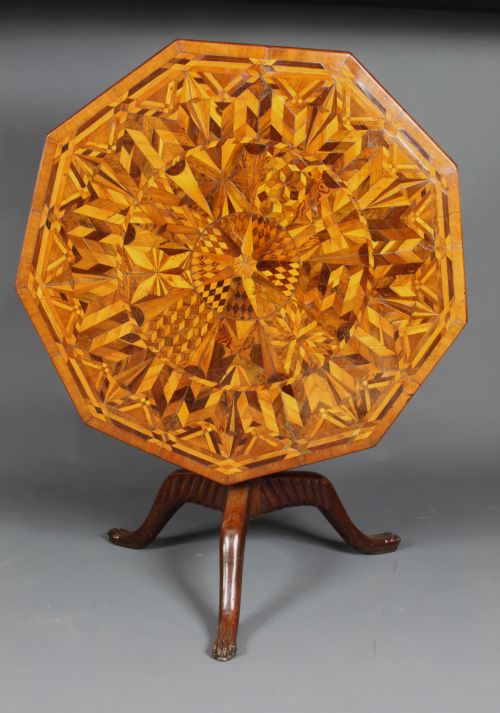 Antique Jamaican Tripod Table