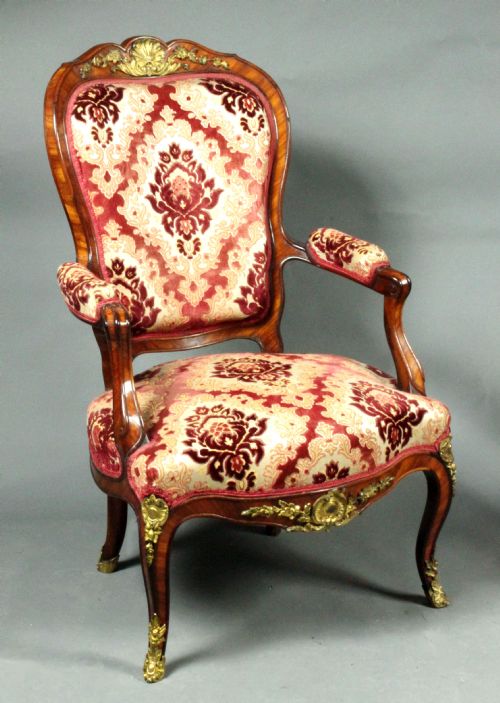 ANTIQUE PAIR OF ARMCHAIRS - ADDITIONAL PHOTO 1