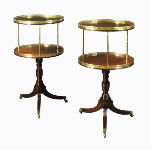 Antique Pair of Dumb Waiters