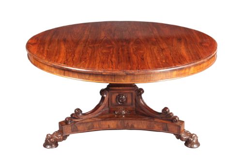 Antique Rosewood Centre Table