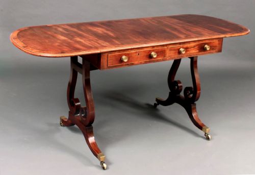 Antique Mahogany Sofa Table by Trotter of Edinburgh