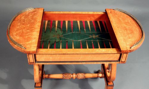 ANTIQUE GAMES TABLE - ADDITIONAL PHOTO 2