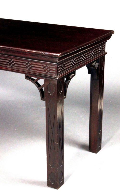 ANTIQUE CHIPPENDALE SIDE TABLE BY BUTLER - ADDITIONAL PHOTO 3