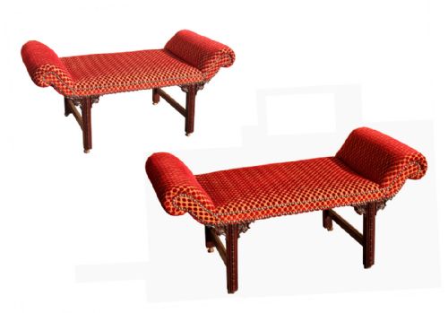 Pair of Chippendale Window Seats
