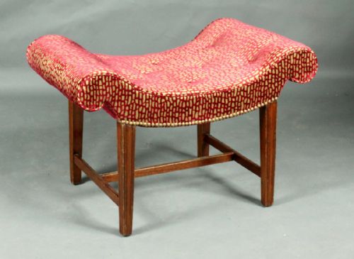 PAIR OF GEORGIAN STOOLS - ADDITIONAL PHOTO 2