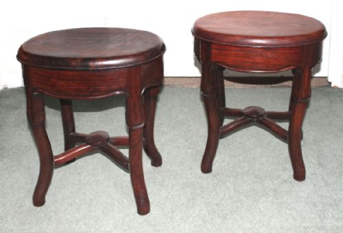 Pair of Chinese Stools
