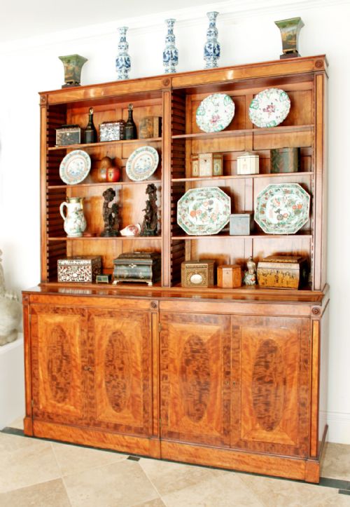 SATINWOOD BOOKCASE - ADDITIONAL PHOTO 4