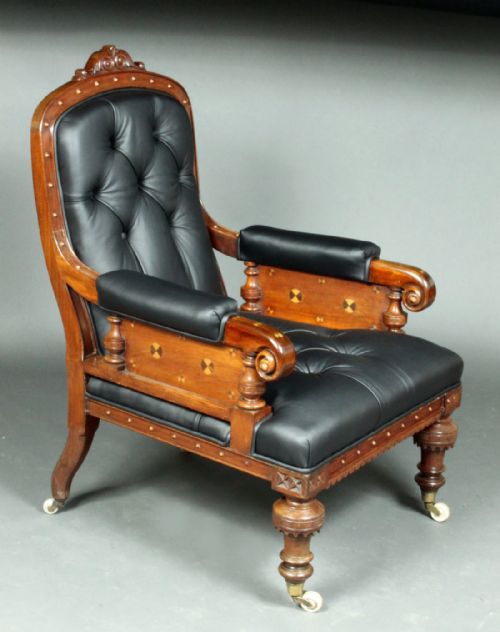 Victorian Leather Armchair