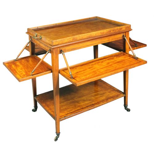 Satinwood Tea Trolley