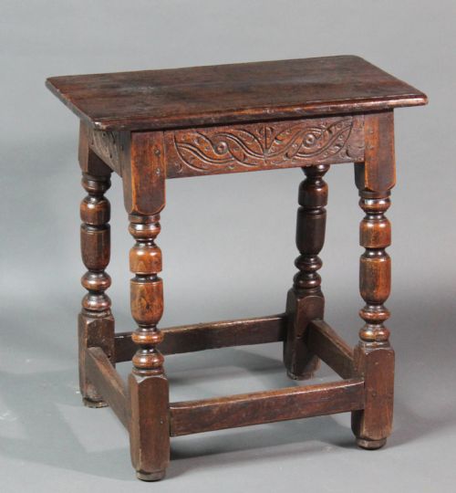 Oak Joined Stool