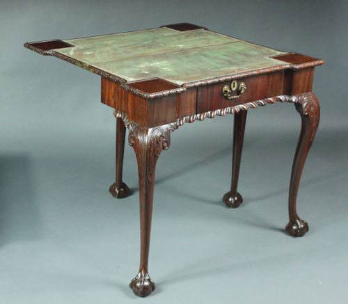 CHIPPENDALE CARD TABLE - ADDITIONAL PHOTO 5