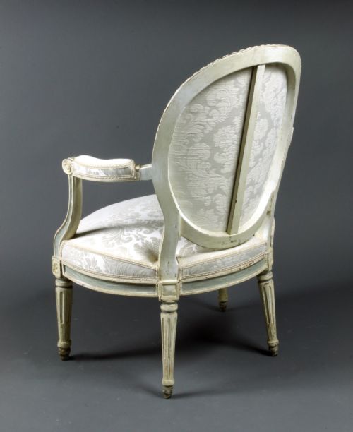 SET OF 4 LOUIS XVI ARMCHAIRS - ADDITIONAL PHOTO 4