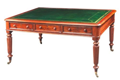 Large Mahogany Writing Table